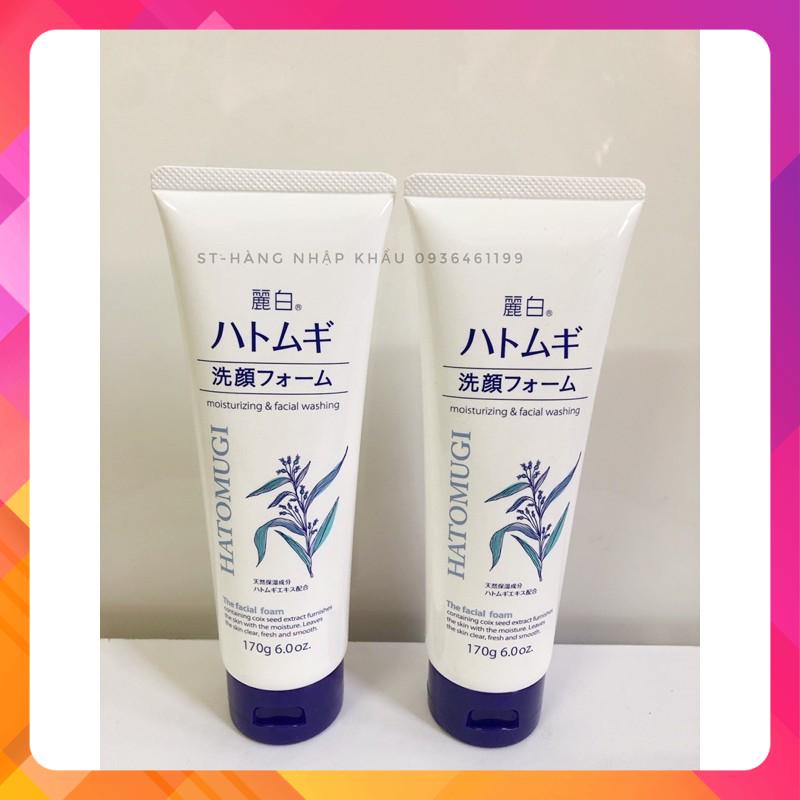 Sữa rửa mặt Ý DĨ HATOMUGI NATURIE 170gam--------- Nhật Bản