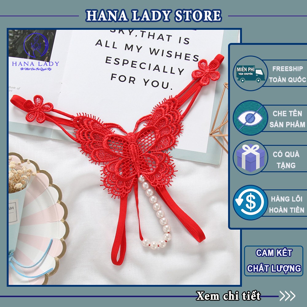 Quần lọt khe chất liệu ren mềm mịn quyến rũ gợi cảm L018