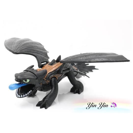 Cặp mô hình rồng Toothless và Light Fury
