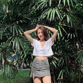 Croptop cổ tim