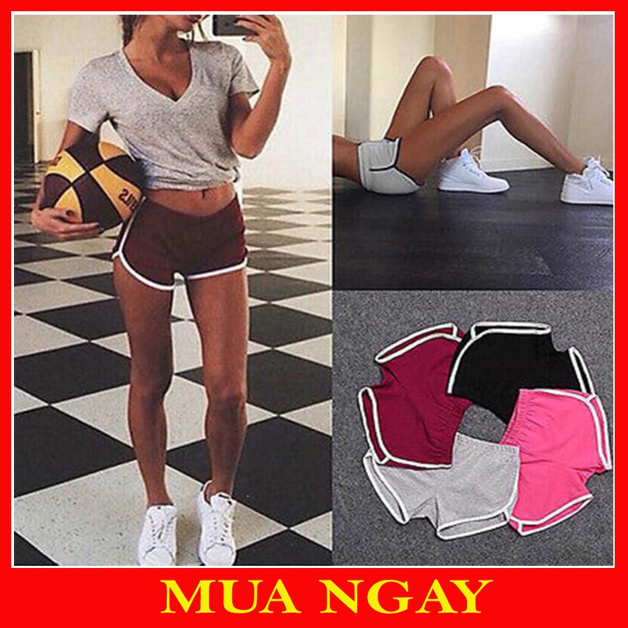 Quần Tập Gym Phong Cách Thời Trang Thể Thao Short Ngắn Nữ Siêu Hot QT1