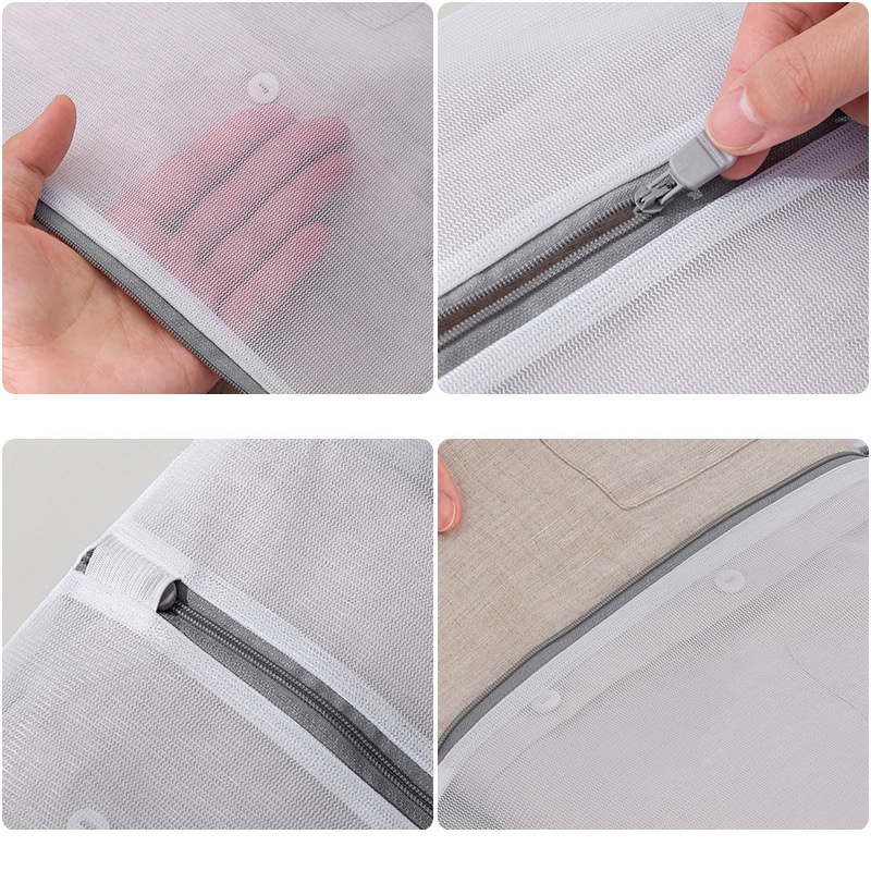 Túi lưới giặt đồ - túi đựng quần áo máy giặt loại lớn nhiều size