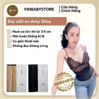 🌟 đai siết eo nịt bụng amy sline 24-25cm