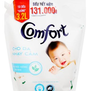 Nước xả comfort cho da nhạy cảm túi 3,2l