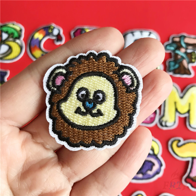❣️ Sticker Ủi Thêu Hình Động Vật Và Cây Cối Hoạt Hình Dễ Thương ❣️ 1 Miếng Dán Ủi Quần Áo Hình Huy Hiệu 4CM