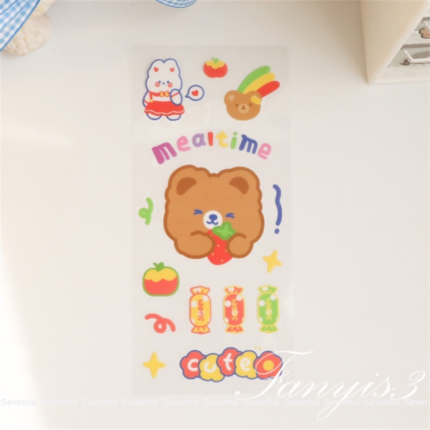 Ốp Điện Thoại Trong Suốt In Hình Thỏ Doodle Hoạt Hình Cho iPhone 14 13 12 11 Pro Max SE2020 X XR Xs Max 7 8 Plus