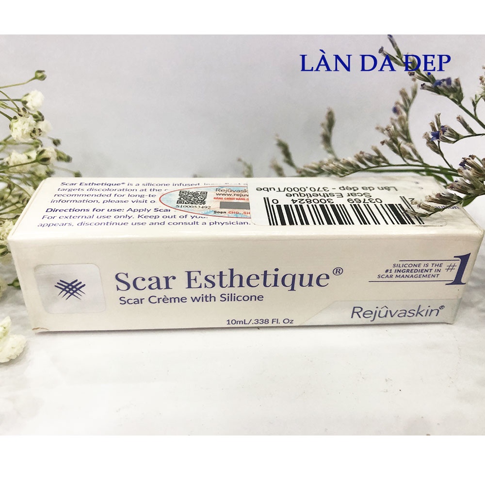 Gel bôi sẹo Scar Esthetique Rejuvaskin mờ sẹo ngừa vết thâm ngăn sẹo phát triển tuýp 10ml và 30ml