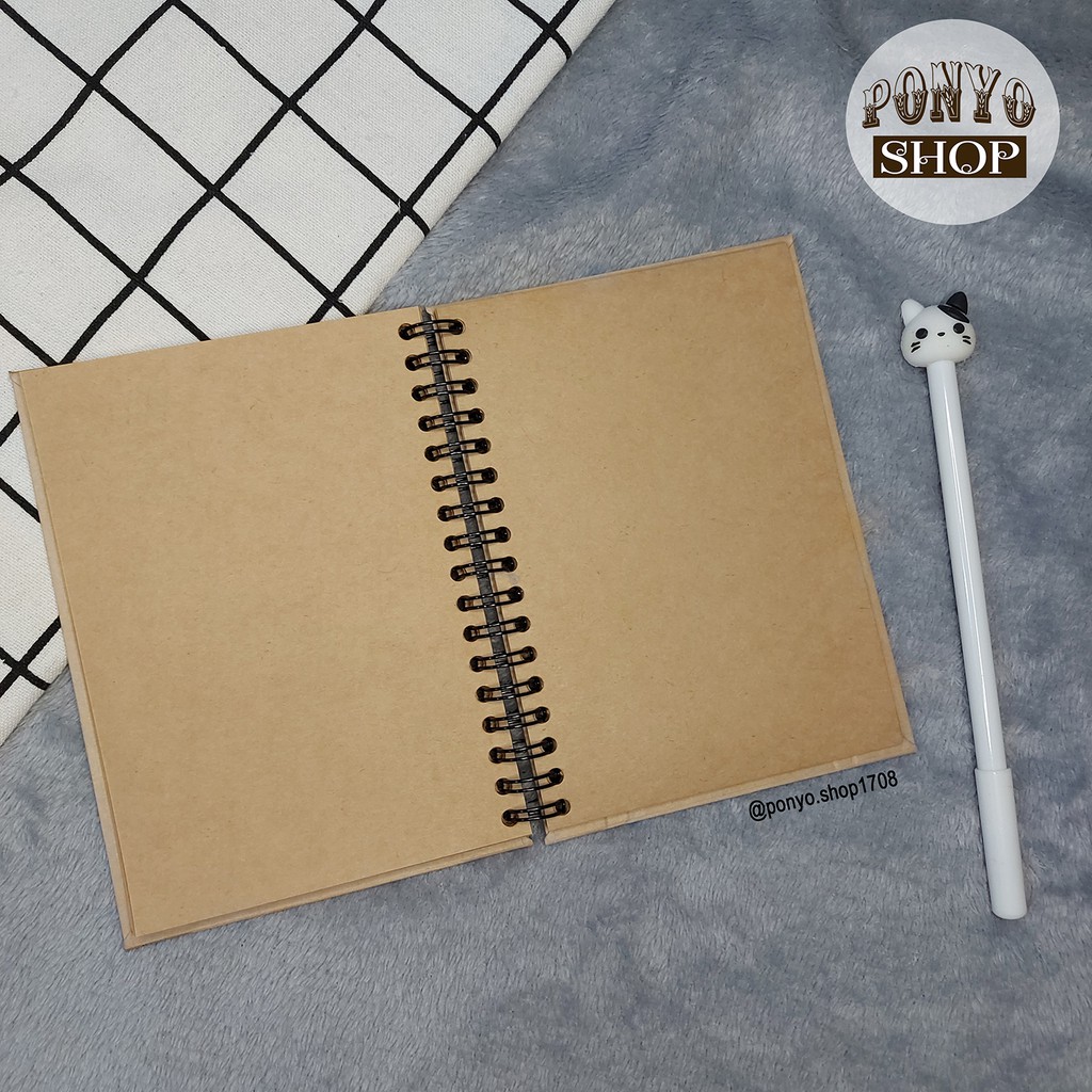 [CÓ SẴN] Sổ tay Handmade Vintage (Loại mini notebook khổ A6)