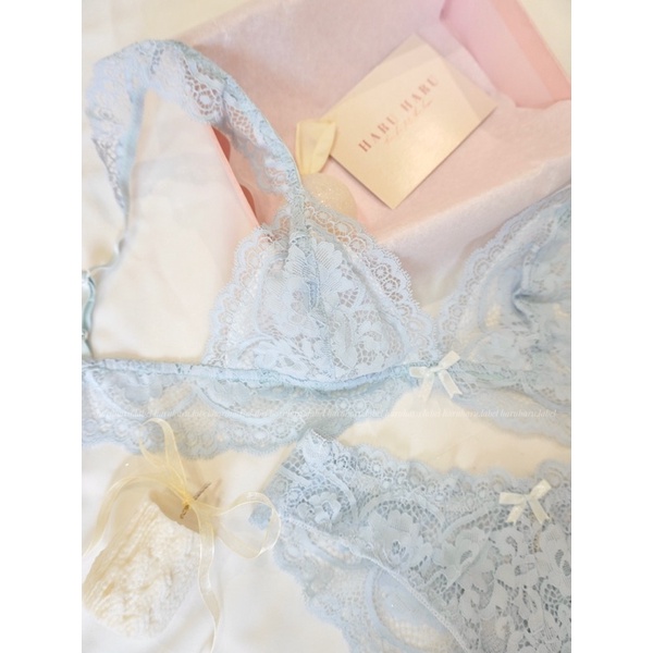 [Mã 252FASHIONSALE giảm 12% đơn 99K] Icy Love Áo Croptop Bralette không gọng ren mềm mại haruharu.label | WebRaoVat - webraovat.net.vn