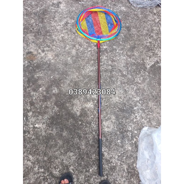 Vợt vớt cá carbon shimano siêu nhẹ săn hàng, vợt xúc cá