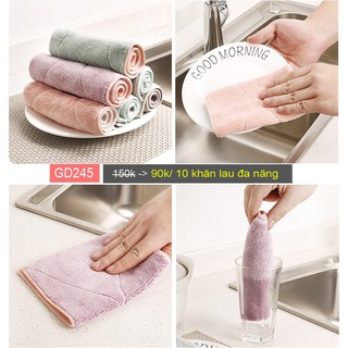 Khăn lau đa năng (set 10 chiếc)