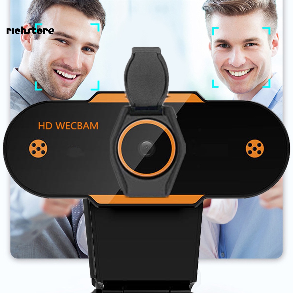 Webcam USB rộng 480P/720P/1080P/2K có vỏ bọc chống bụi cho phát sóng trực tiếp | BigBuy360 - bigbuy360.vn