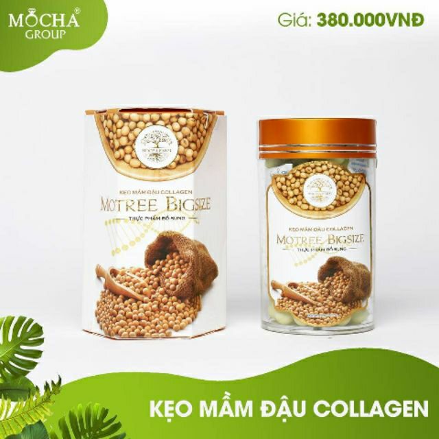 KẸO MẦM ĐẬU COLLAGEN MOTREE BIGSIZE