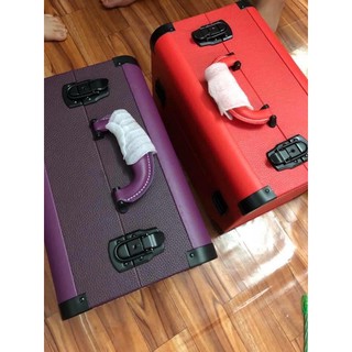 CỐP DA CÓ CHIA Ô ĐỰNG ĐỒ PHUN XĂM,