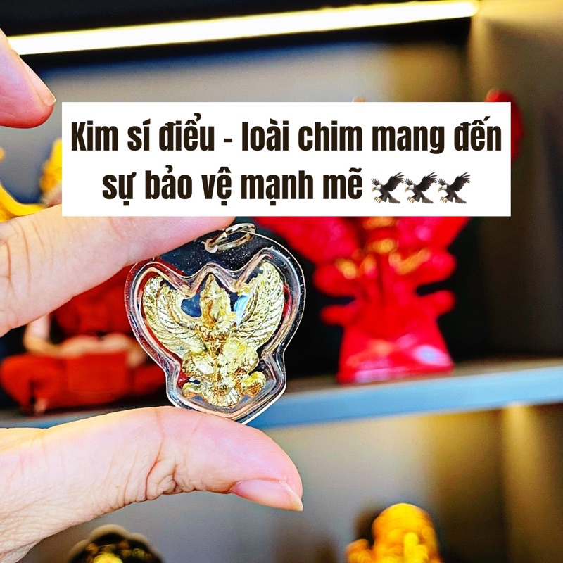 Móc khoá hình chim kim sí điểu thủ công 🦅