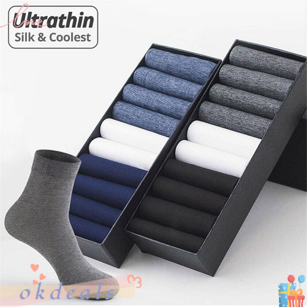 Vớ Siêu Mỏng Co Giãn Thoáng Khí Thời Trang Mùa Hè Cho Nam|Lụa