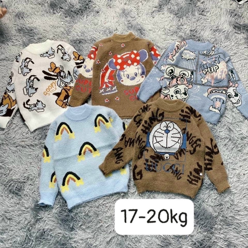 Áo Len Lông Thỏ Quảng Châu Cho Bé