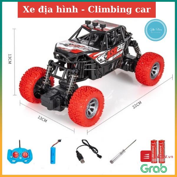 Ô tô điều khiển từ xa địa hình Climbing Car, Ô tô đồ chơi điều khiển từ xa cao cấp - Vượt mọi địa hình