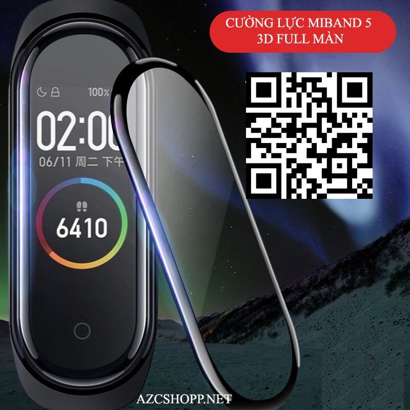 Cường Lực Miband 5 Full Màn 3D