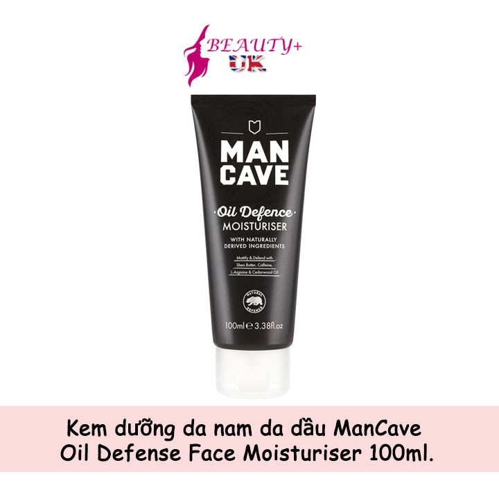 Kem dưỡng da nam da dầu ManCave Oil Defense Face Moisturiser 100ml