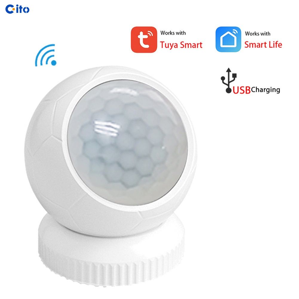 ❤Ready Stock❤ Bảo mật nhà thông minh Bluetooth Mesh SIG PIR Cảm biến chuyển động không dây Máy dò hồng ngoại thụ động không dây Báo động chống trộm Tuya APP ♢ ito