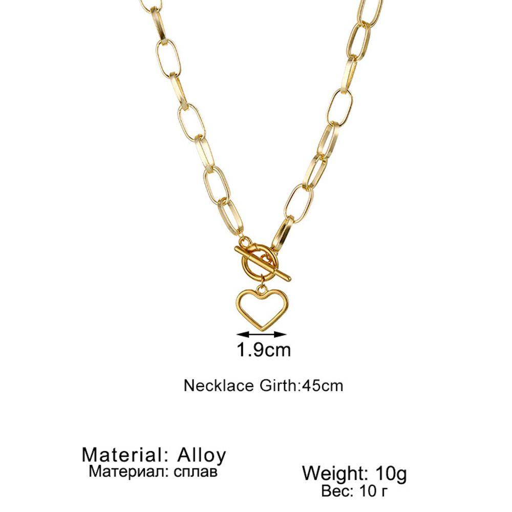 JARRED Vòng cổ Hợp Kim Màu Trơn Cá Tính Cho Nam Nữ