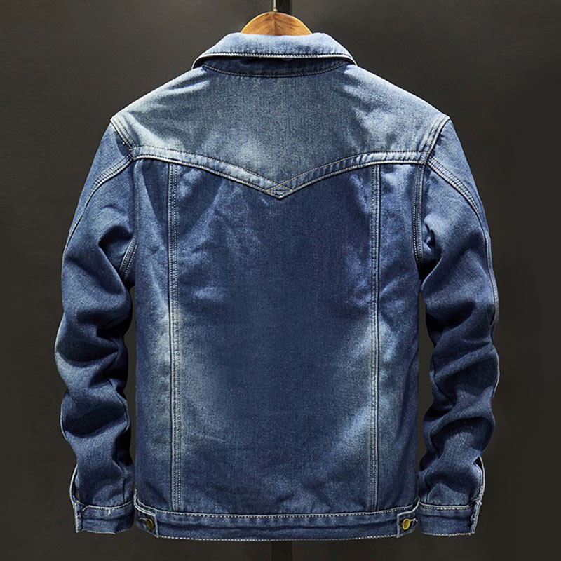 Áo khoác bò nam jean lót lông cừu thời trang aokhoacbo-J15 | BigBuy360 - bigbuy360.vn