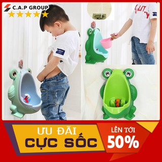 Bồn tiểu cho bé trai mini hình con ếch gắn tường đứng đi tiểu phát triển tính tự lập từ nhỏ, bô tiểu mini em bé