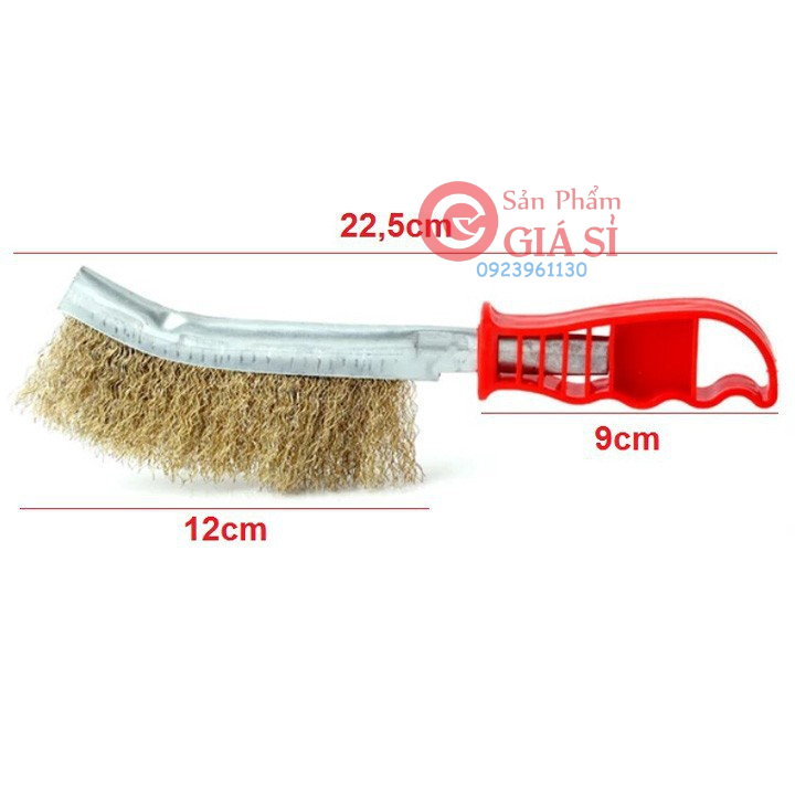 Bàn chải sắt đánh rỉ màu đỏ ❤️freeship❤️