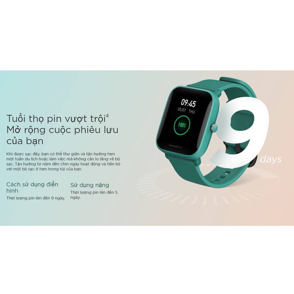 Đồng Hồ Thông Minh Amazfit BIP U