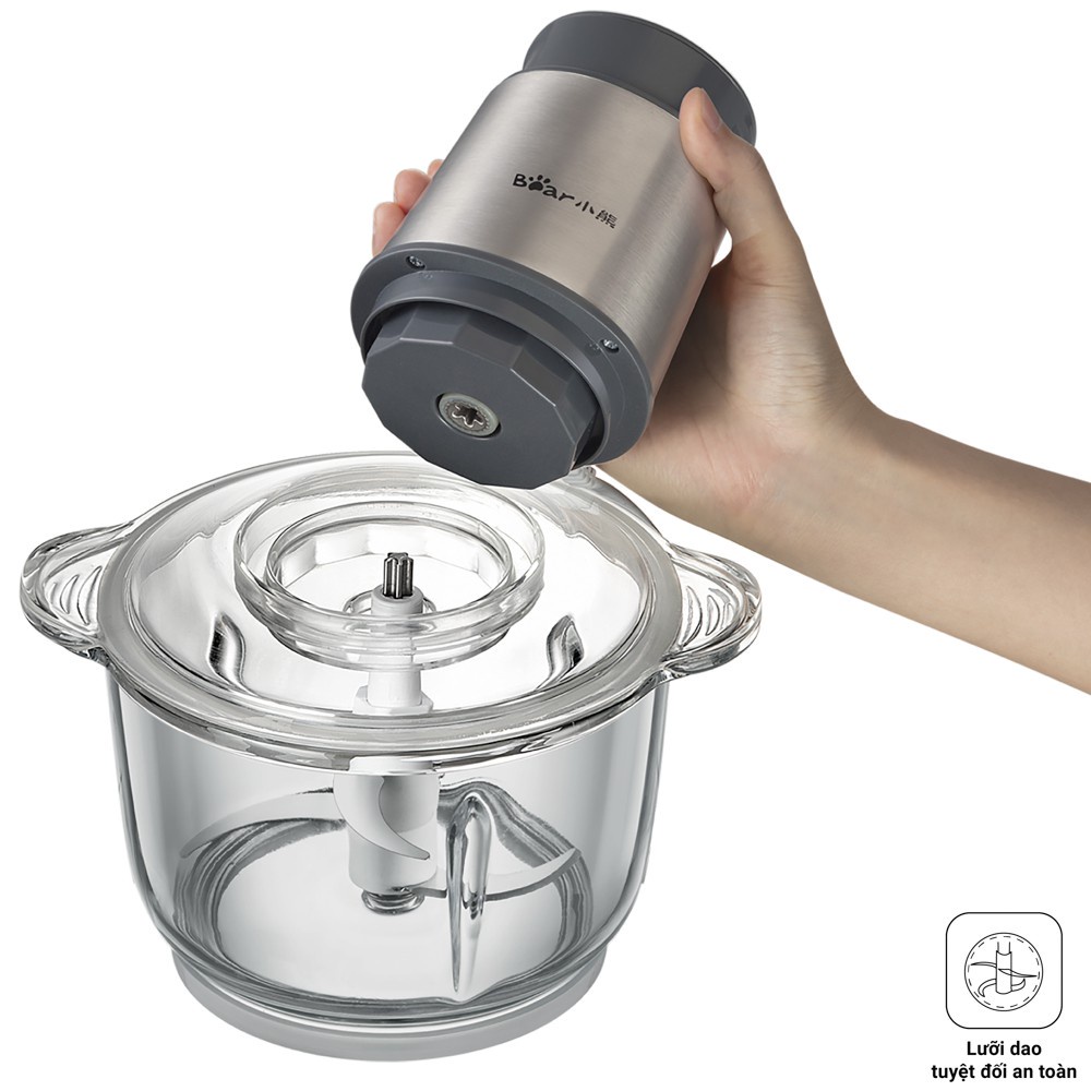 Máy XayThực Phẩm Đa Năng 2L Bear QSJ-B03Y7 - Hàng Chính Hãng