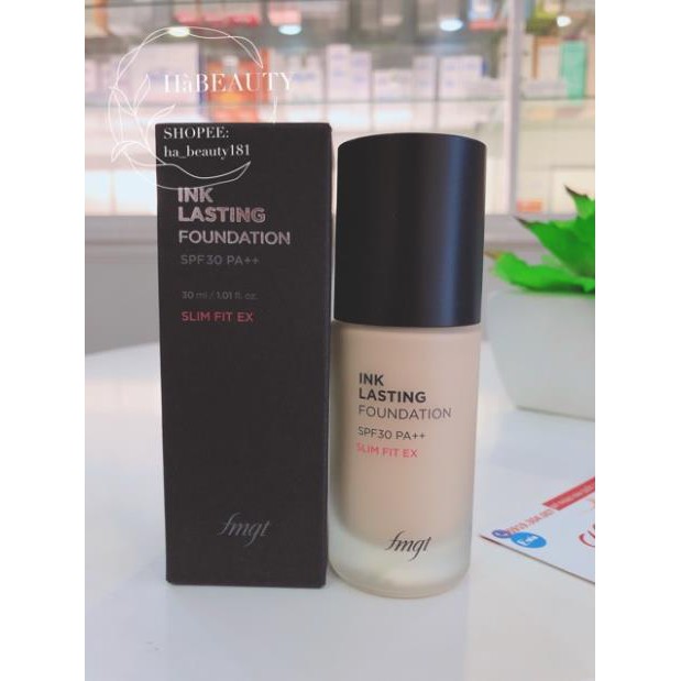 (AUTH) Kem Nền Đa Năng INK LASTING FOUNDATION Slim Fit Ex SPF30 PA++ The Face Shop Auth | BigBuy360 - bigbuy360.vn
