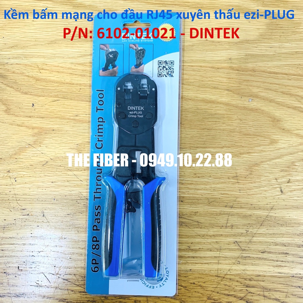 DINTEK - Kềm bấm đầu mạng ezi-PLUG xuyên thấu (6102-01021)