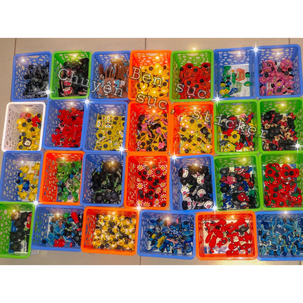 [STICKERS/Jibbiz gắn dép sục, cross] Hình thật, video thật stickers/JB Hàng chuẩn, siêu dễ thương | BigBuy360 - bigbuy360.vn