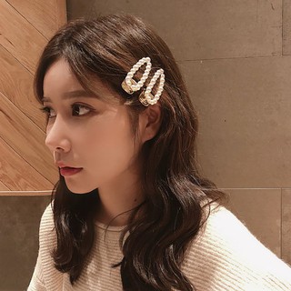 Kẹp tóc ngọc trai phong cách Hàn Quốc