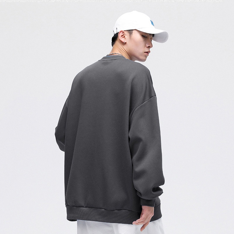 Áo Sweater Tay Dài In Họa Tiết Phản Quang Cá Tính Cho Nam