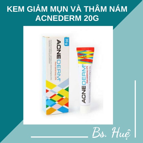 Kem dành cho da mụn thâm nám AcneDerm 20g