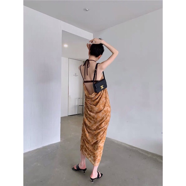 Váy hai dây dáng dài sang trọng (có thể điều chỉnh dây) | BigBuy360 - bigbuy360.vn
