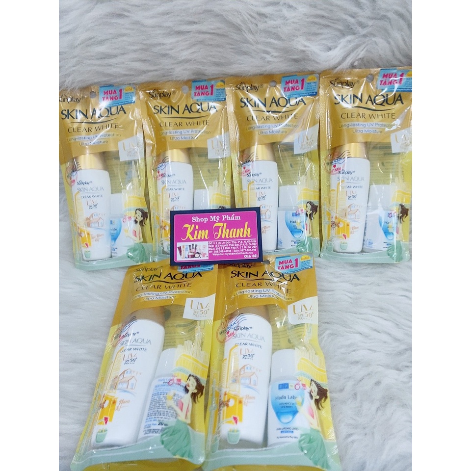 Sữa Chống Nắng Dưỡng Trắng Sunplay Skin Aqua Clear White SPF50