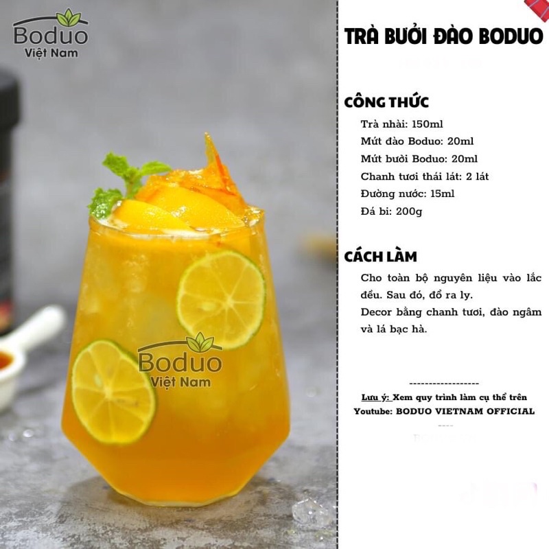 Mứt đào Boduo hộp 1,3kg