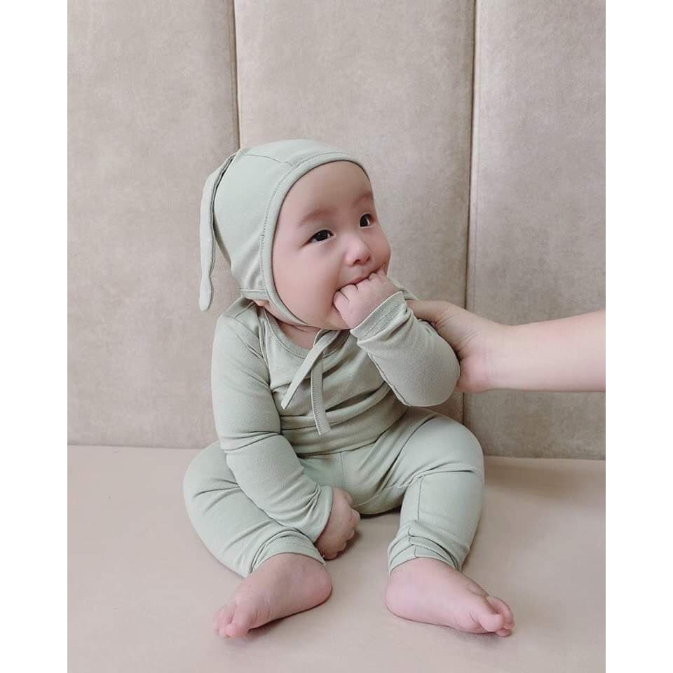 Bộ dài tay cho bé BabyGao tai thỏ Cute hàng Quảng Châu ( Có đủ 7 màu )