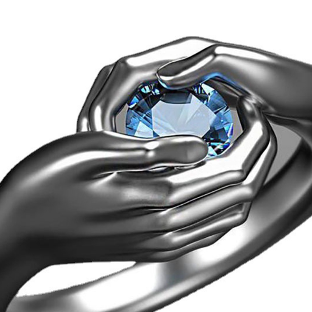 Nhẫn Đính Đá Zircon Thiết Kế Tinh Tế Thời Trang