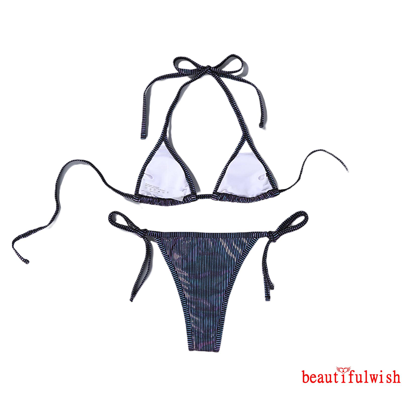 Set Đồ Tắm Họa Tiết Sọc Ngang Quyến Rũ Dành Cho Nữ | BigBuy360 - bigbuy360.vn