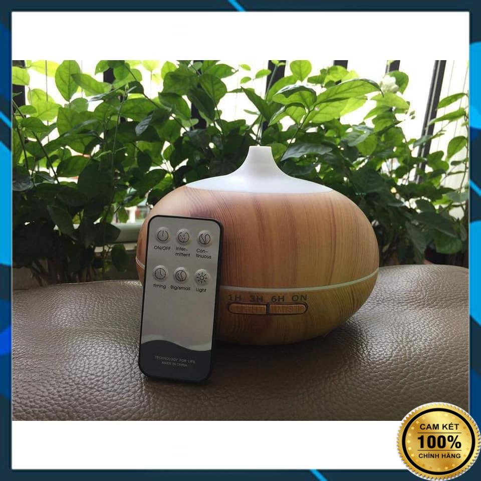 Máy Xông Tinh Dầu Phòng Ngủ 550ml - Tặng Kèm Tinh Dầu, Máy Khuếch Tán Tinh Dầu Tạo Ẩm Thơm Phòng, Đèn Xông Tinh Dầu