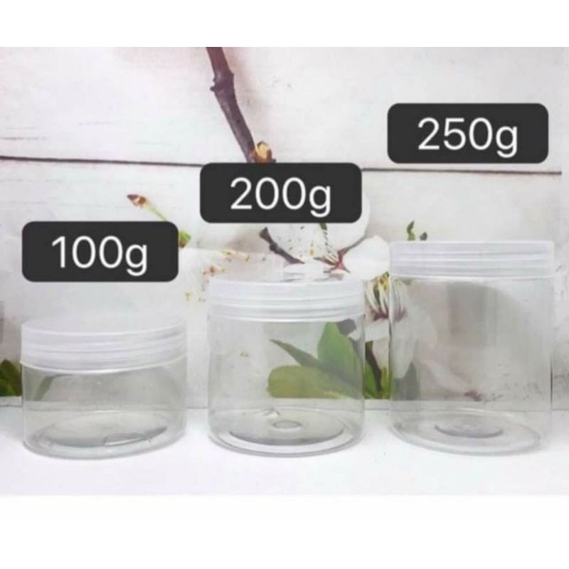 Hủ Đựng Kem ❤ GIÁ RẺ NHẤT ❤ Hủ nhựa pet Trong Nắp Trong 50g,100g, 200g,250g,500g đựng mỹ phẩm, đồ khô, ngũ cốc