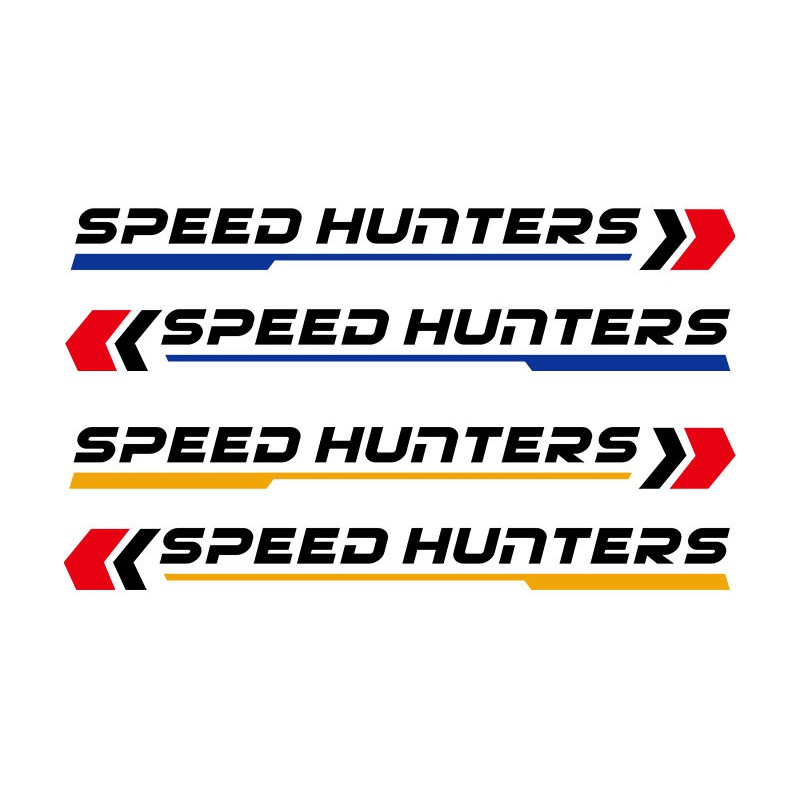 Bộ Tem Decal Chữ Speed Hunter Dán Sườn Xe ô Tô Ms-233