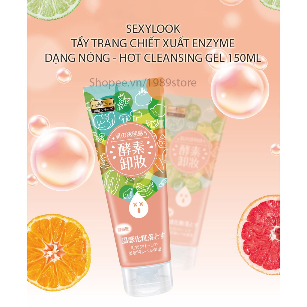 Gel Tẩy Trang Lên Men Dạng Nóng Sexylook Enzym Hot Cleansing Tuýp 150g