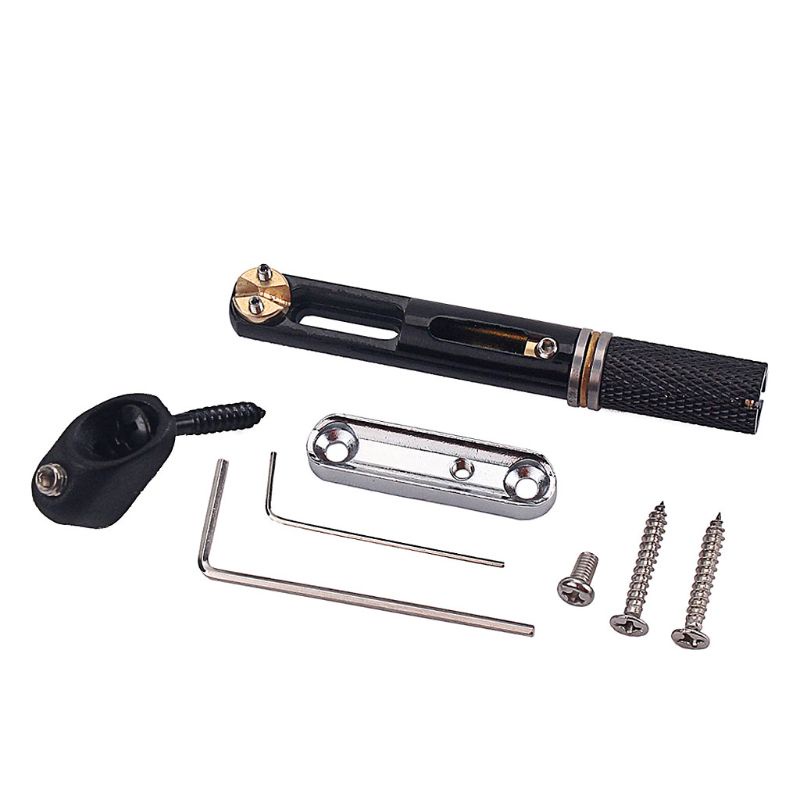 Phụ Kiện Cầu Đàn Bass Một Đầu Màu Đen 5 Dây Bằng Niken Chuyên Dụng Chất Lượng