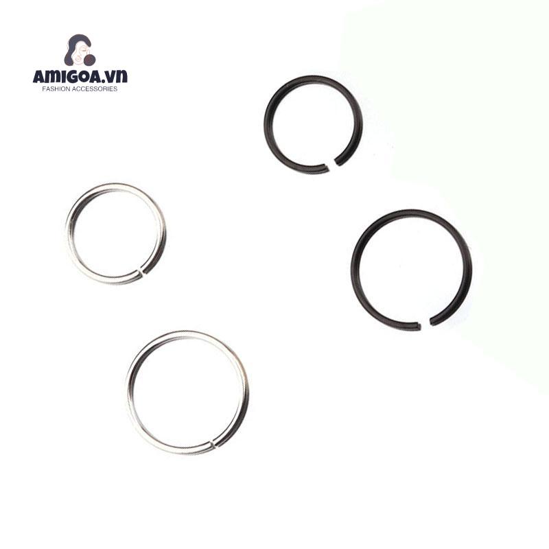 ✨✨KHUYÊN MŨI TRÒN (8mm/10mm) - Khuyên Thép Y Tế - Khuyên Mũi Nửa Vòng