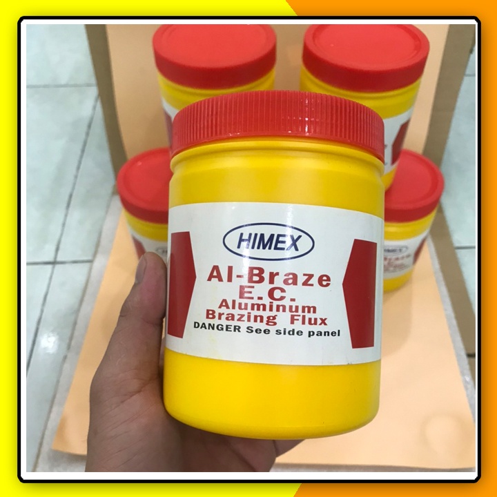 01 hũ bột hàn nhôm 500gr trợ hàn, tạo ngấu, sáng bóng mối hàn